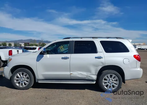 2008 Toyota Sequoia Platinum 5.7L V8 z USA, uszkodzony, nr VIN 5TDBY67A38S003552